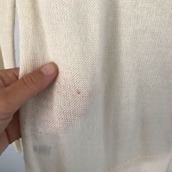 Loft cream colored lightweight sweater - Picture 4 of 7